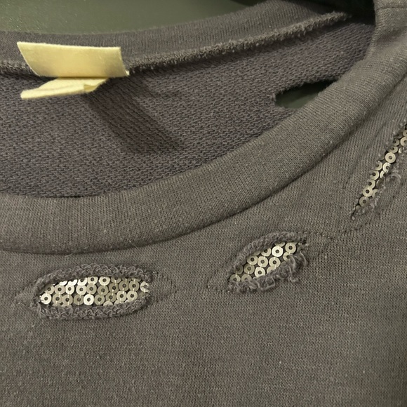 Mossimo sweatshirt, purple , sequined - Picture 7 of 7